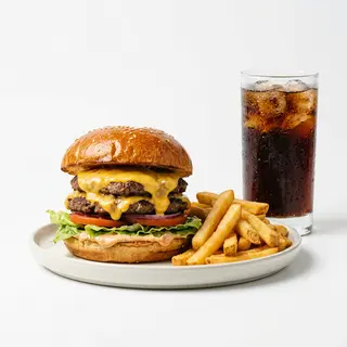 Hamburger menù