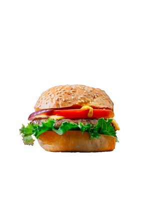 Hamburger insalata pomodoro