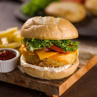 Hambúrguer de Frango