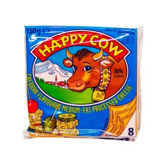 Happy Cow Chedar Cheese Slices 150G