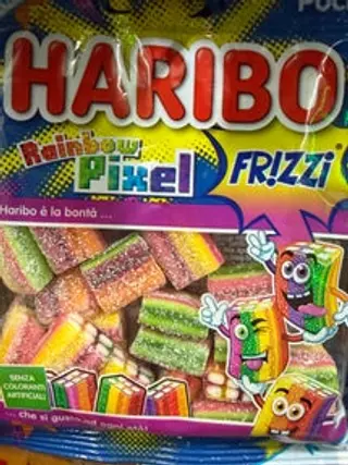 Haribo rainbow pixel frizzi