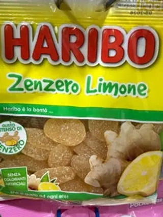Haribo zenzero e limone