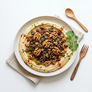Hommos viande & noix de grenoble