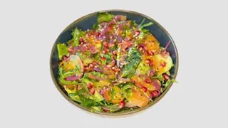 Honey Salmon Salata