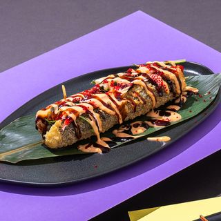 Japan  hot-dog
 with surumi