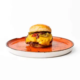 Hot Smash Inferno burger
