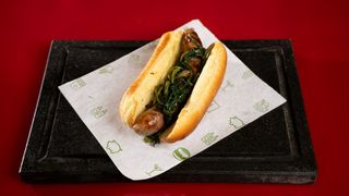 Hot dog siciliano