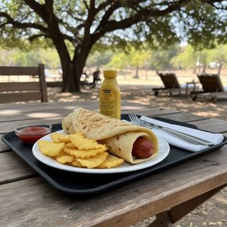 Hot Dog & Chips Wrap