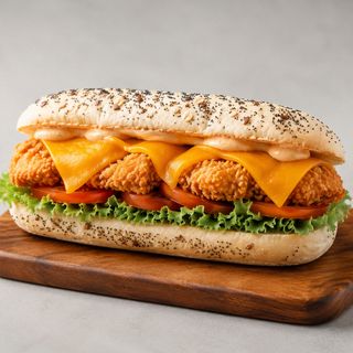 House Sandwich Chicken Crispy