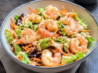 5a. Insalata con gamberi