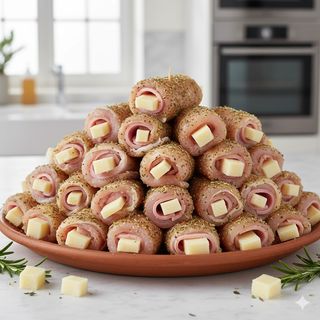 Involtini di pollo con prosciutto e formaggio 500 g