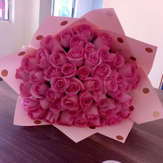 Pink Velvet Rose Dome