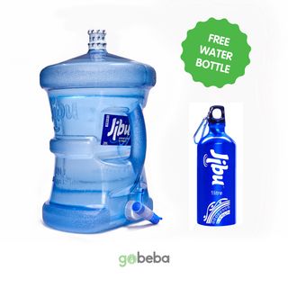 Jibu Drinking Water Refill & New Bottle 20L With Tap
