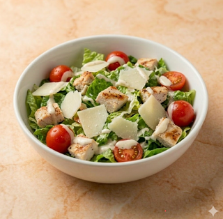 Nr 3 Insalata, polllo, pomodorini, scaglie di grana, salsa Cesar