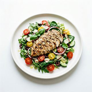 Insalatona con petto di pollo