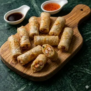Involtini di primavera AI gamberi