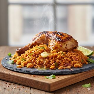 Jollof Rice with Chicken