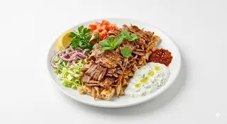 Kebab in piatto