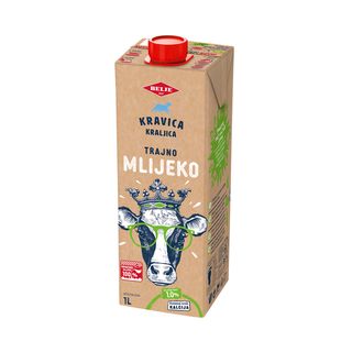 Kravica kraljica mlijeko uht 1,0% mm 1l