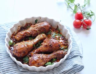 Piletina u sosu od spanaća