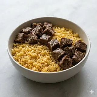 Kavurma pilav