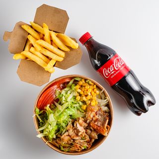 Box Kebab sa krumpirićima i pićem