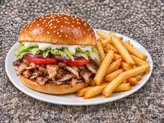 Kebab burger