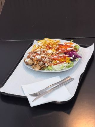 Kebab no Prato