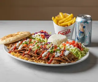 Kebab rice menù 