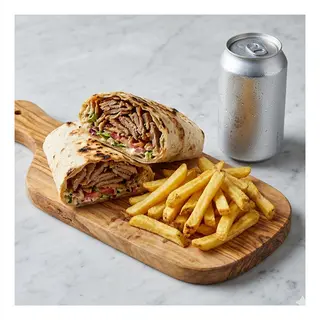 Kebab + patatine + bibita
