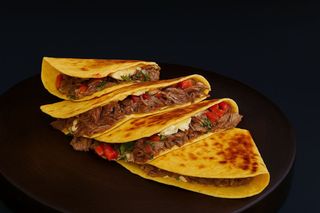 Кесадилья с томлённой телятиной (355г)