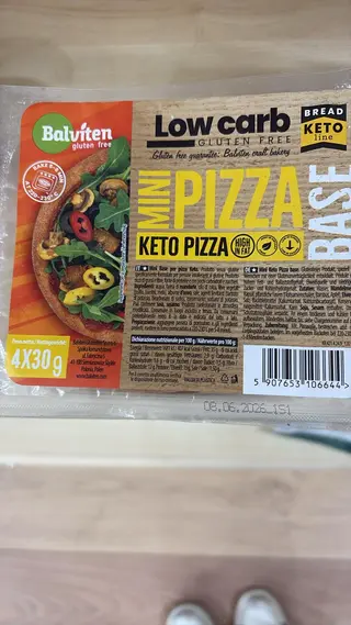 Keto pizza 4x30 g