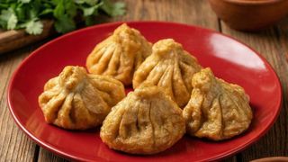 Хинкали с говядиной жареные (5шт.) (400г)