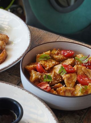 Хрустящие баклажаны в азиатском соусе (200г)