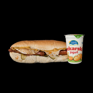 Kobaja i jaja doručak + GRATIS JOGURT