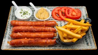 Kobasica sa kačkavaljem + POMFRIT