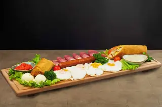 Koncept doručak za dvije osobe