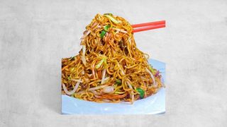 Korean black pepper instant noodles