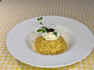  Kraljevski omlet sa tartufima i kremom od sira