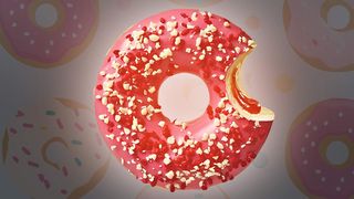 Krofna sa malinama i belom čokoladom