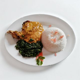 Kuku wa Kupaka + rice