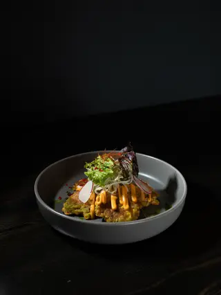 Кукурузные брускетты с мясом краба (180г)