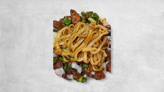 Kung Pao chicken noodles