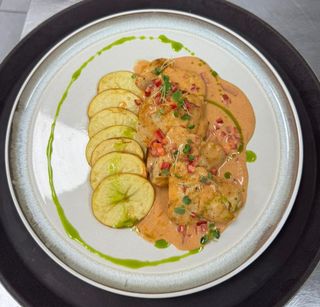 Курица по-милански с картофелем (350г)