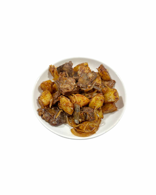 Куурдак с бараньими ребрами и картошкой (500г)