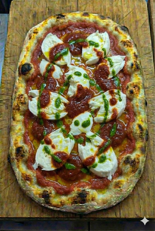 La Margherita sbagliata di Franco Pepe ¼ teglia