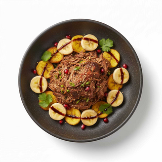 Borrego com Banana