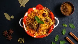 Lamb dum biryani