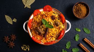 Lamb dum biryani