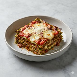 Lasagna verde al ragù
